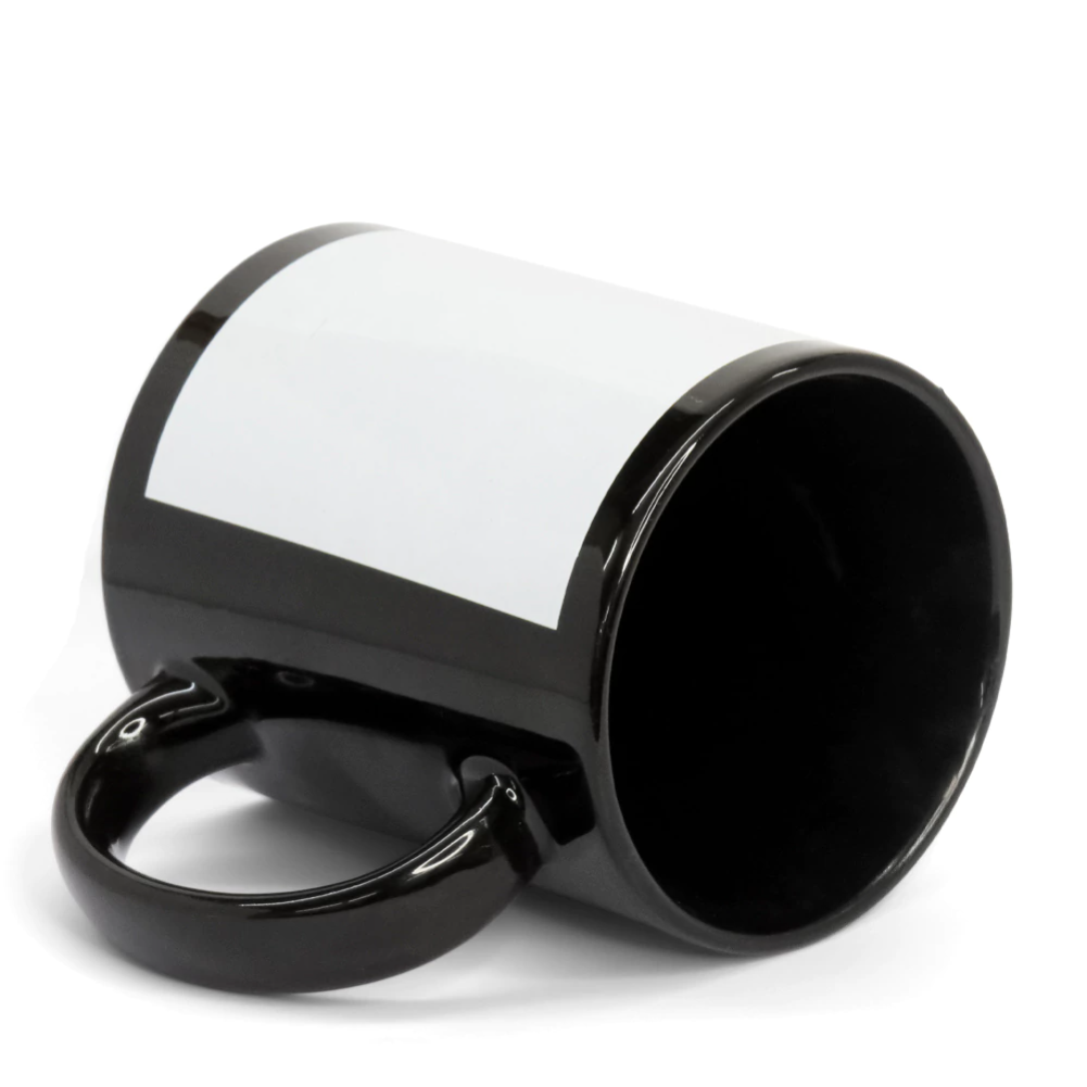 Caneca preta 325 ml.